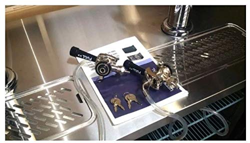 Mcp-Distributions 60" Kegerator Beer Keg Dispenser Stainless Steel Refrigerator Cooler With 2 Taps, Udd-24-60ss-Hc on Fridge.com - View 2