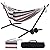 Wilsall Portable Hammock with Stand Included with Wheels Outdoor Double 2 Person Heavy Duty Hamacas con Base 450 lb Capacity