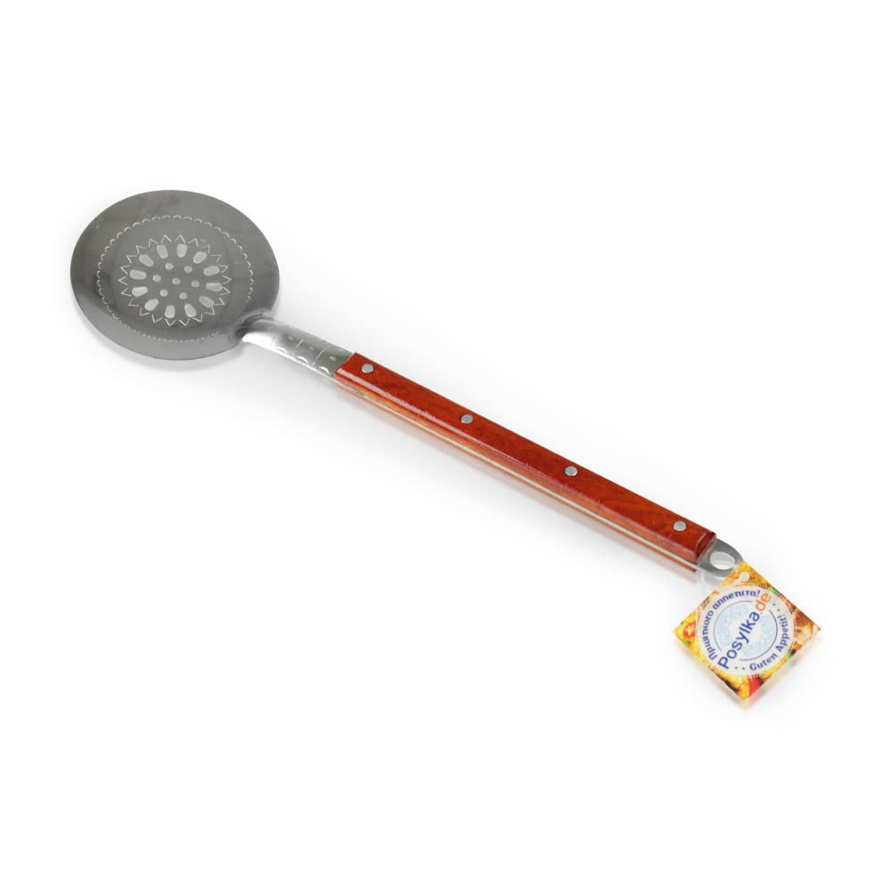 Kazan - Cuchara de hierro fundido con tapa de aluminio de 6 l para Plov, 40 cm, cucharón para Plov, 40 cm, olla uzbekistán, WOK Plov, estufa de fuego Kazan Plov