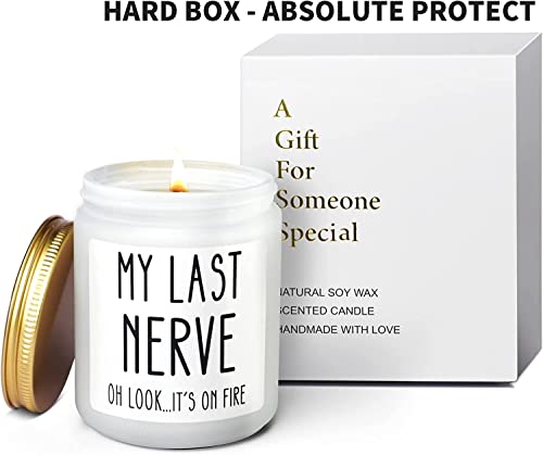 Scented Candles Gifts For Women, Funny Birthday Christmas Valentines Day Gifts For Her, Mom, Bff, Best Friends, Girlfriend, Sister(Lavender) #TOP5