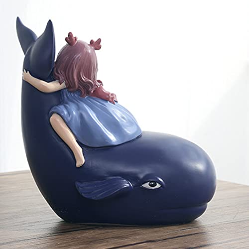 Baleine décorative créative en résine idée cadeau maison