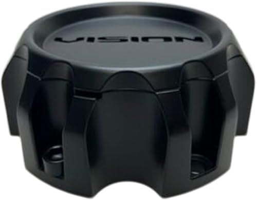 Miniatura 2 de Vision Tapa central de rueda negra mate de 6 orejetas C353MB-6V C353GM-6V-UP
