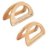 Tamaño específico: manija de bolso de madera: alrededor de 17.5 cm / 6.88" de ancho, 9.9cm / 3.89" de largo, 0.75 cm / 0.29" de espesor, tamaño perfecto para hacer tu propio bolso hecho a mano