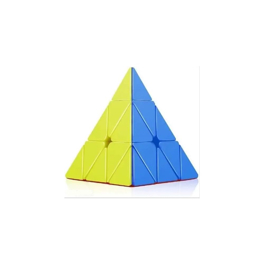 Khelo Toys Cube Puzzles Kid Cubes Pyramid high Speed Sticker Less Magic Puzzle Cube Game Toy (Pyramid Cube) (B0DD3WFN79) Amazon Price History, Amazon Price Tracker