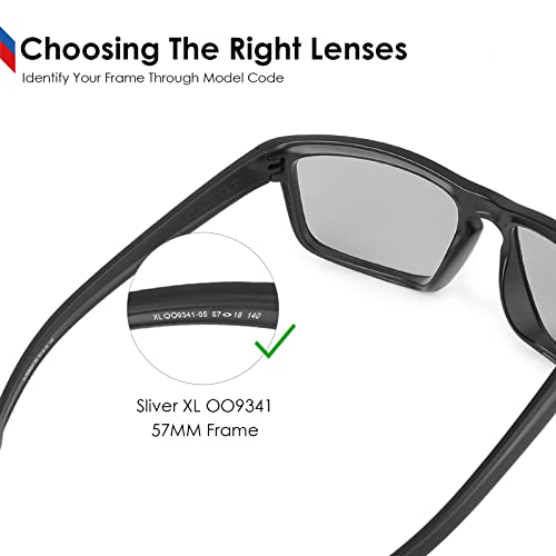 Image of BLAZERBUCK Replacement Lenses for Oakley Sliver XL OO9341 Sunglass