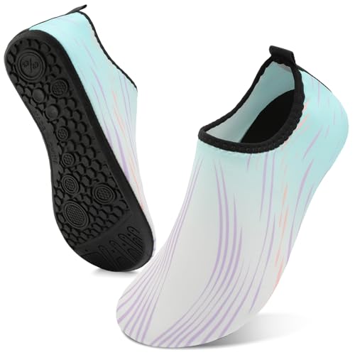Water Shoes for Women Men Aqua Socks Swim Surf Beach Barefoot Yoga Travel Camping Boat Accessories Quick-Dry Non Slip Adult