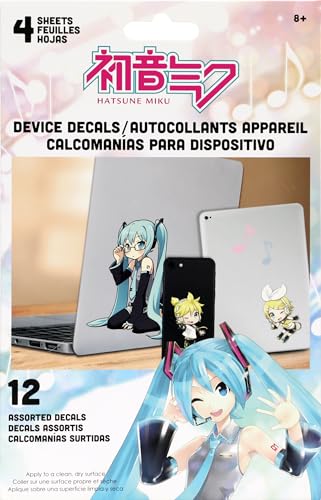 Hatsune Miku Device Decals with Foil