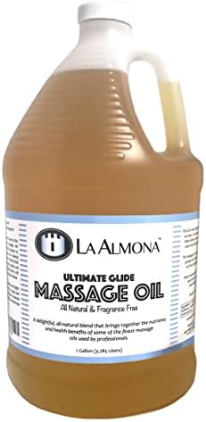 La Almona - Ultimate Glide Massage Oil, 1 Gallon Refill Jug