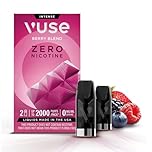 VUSE Berry Blend Extra Intense Flavour Pods, Pack of 2, 2ml, Puff Activated, up to 2000* Puffs per Pack, Compatible with Vuse Pro and GO RELOAD Devices, 0mg Strength, Nicotine-Free Vaping**