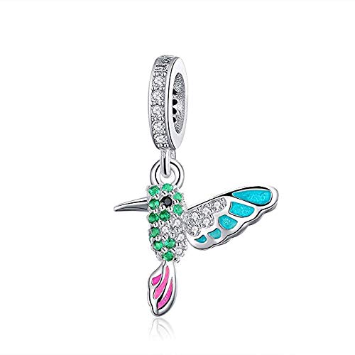 Charme Oiseau en Argent, Cadeau Mère Fille Idéal pour Anniversaire