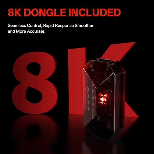 Image of ATK VXE MAD R+ Wireless Gaming Mouse, PAW3395 Sensor, DPI up to 26,000, 42g Lightweight, 150 Hr Battery Life, Smooth Ice-Feeling Coating, Dual-Mode 2.4G /Wired - Black