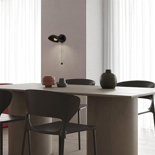 Aplique de pared ajustable con cadena de tracción para iluminar tu hogar con estilo retro 6