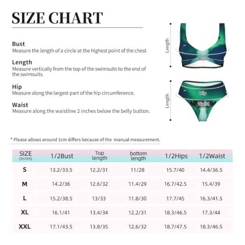 Bikini croisé pour femme Alien Spaceship ajustement triangle parfait - 5