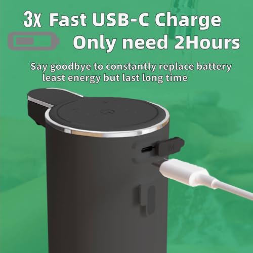 50% Off Automatic Soap Dispenser, Touchless Foaming for Bathroom & Kitchen