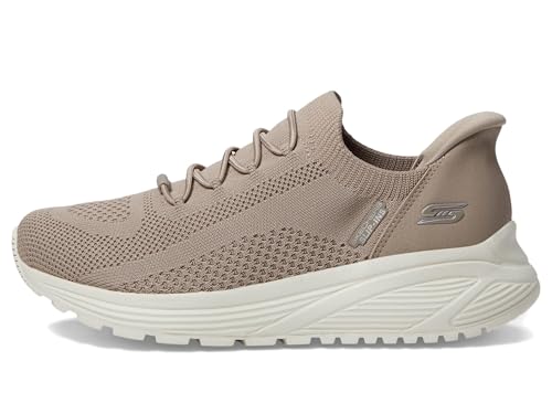 Skechers Bobs Sparrow 2.0 Lucky Run Baskets mains libres pour femme, taupe, 36 EU