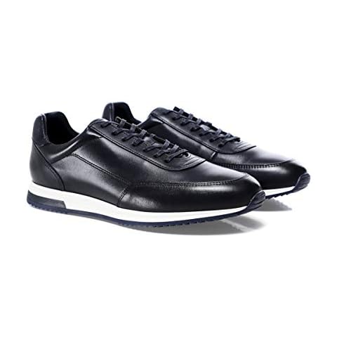 Loake Mens Bannister Running Style Trainers Blue 11 UK Cover