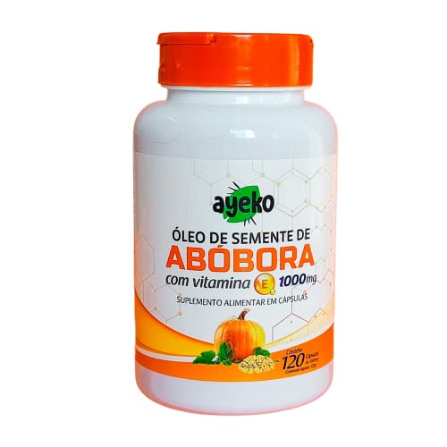 Óleo De Semente De Abobora C/Vitamina E 120 Capsulas Ayeko