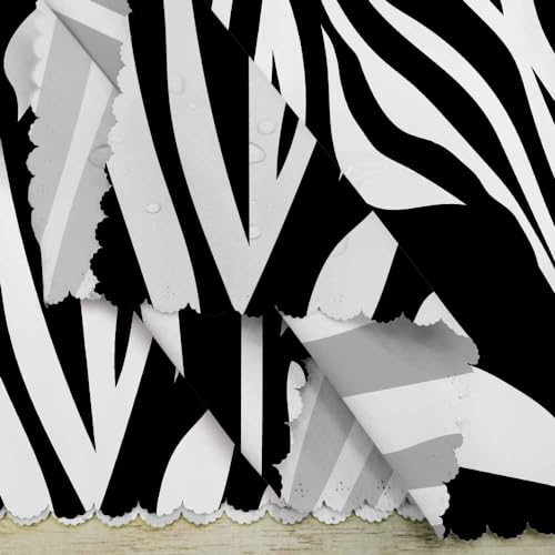 Yibeas CYI-TNC4A3014 Zebra Stripes Black Table Napkins Cloth Set Of 4 Soft Animal Skin Texture Art Pattern Washable And Reusable Dinner Napkins thumb #6