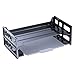 1InTheOffice Desk Organizer Tray, Stackable Paper Tray, Letter Tray Desk Organizer, 2-Tier, Letter Size, Side Load, Black