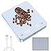 Küchenwaage Digital mit Lcd Display & Tara Funktion,Espresso waage mit Timer und Professionelle Electronische Waage Fpräzision Auf Bis Zu 0.1g/0.005oz/0.1ml,3Kg,Digitalwaage Haushaltswaage für Kochen