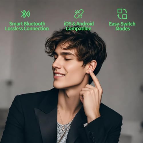 JIUYEE RIC PRO Rechargeable Bluetooth Hearing Aids for Seniors - OTC AI Noise Cancelling, App Control, 64-Channel Clear Sound, Long Battery Life, Comfortable RIC Design, Dual-Mic — view 3
