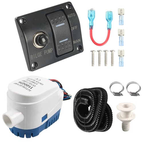 Pompe de cale automatique bateau 750 GPH contre l'accumulation d'eau stagnante