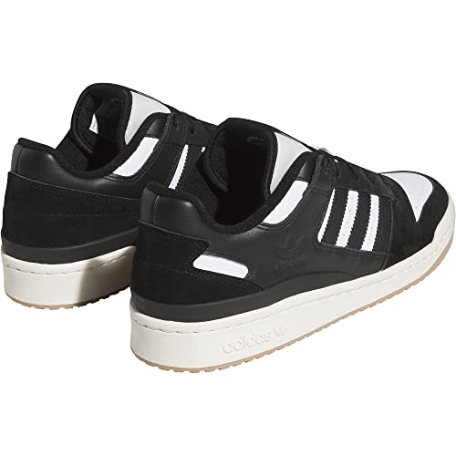Image of adidas Originals Men Leather Forum Low CL, Casual Shoes, Black, UK-9