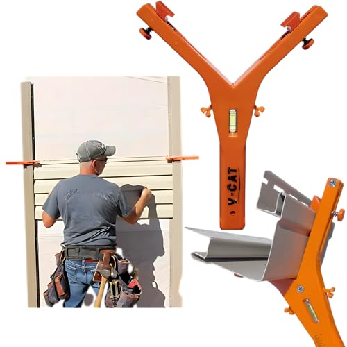 VCAT – Vinyl Siding Installation Tool | Ensures Straight, Even Siding in Half the Time| DIY & Professional Siding Alignment & Leveling | Contractor-Grade Precision | Home Improvement Siding Tool