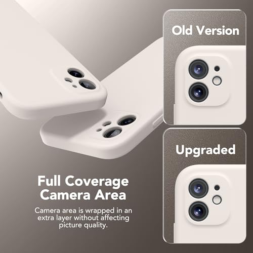 Image of Magnetic for iPhone 11 Phone Case Silicone, Compatible with MagSafe, [Full Camera Protection][Screen Protector] Slim Shockproof Protective Case for iPhone 11 6.1 inch, Stone