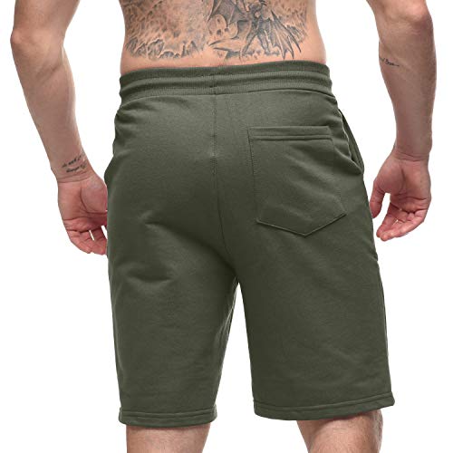 Bermuda de Moletom Dooker - Basic Cores Cor:Verde;Tamanho:GG;Gênero:Homem