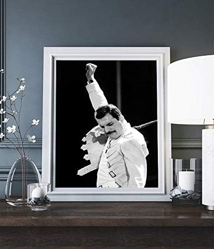 Freddie Mercury Queen Iconic Singer Wall Art Photo Picture Music Print Poster A4
