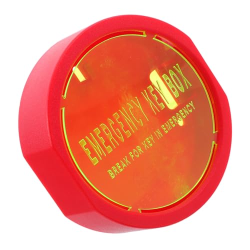 CLISPEED Cassetta di Sicurezza per Chiavi da Esterno Ignifuga in Plastica Ingegnerizzata, Scatola di Bloccaggio Montata a Parete Portachiavi di Riserva per Accesso di Emergenza e Uso Industriale