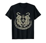Sak Yant Thai Tattoo Tigers Muay Thai traditionell Thailand T Shirt