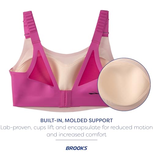 Image of Brooks Women's Racerback 2.0 Sports Bra for High Impact Running, Workouts & Sports with Maximum Support