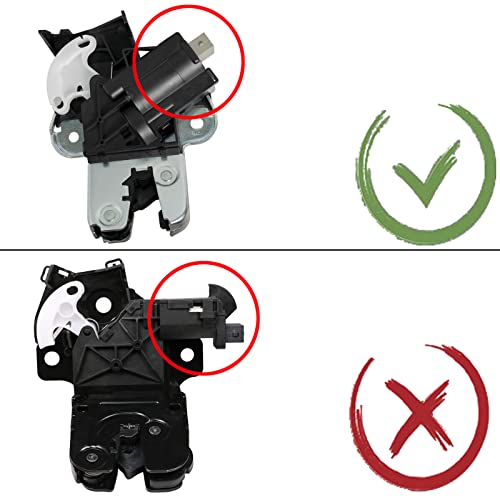 Image of AUTOXBERT Boot Lid Rear Trunk Lock Latch Actuator for VW CC Eos Jetta Passat for Audi A4 A5 A6 A8 4F5827505A 4F5827505B 4F5827505C 4F5827505D