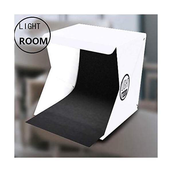 Foto Zelte Mini Leuchtkasten Fotostudio Tragbare Kleine Faltbare Studiobox LED Lichtbox Softbox Kit mit 2 Farben… – Bild 7