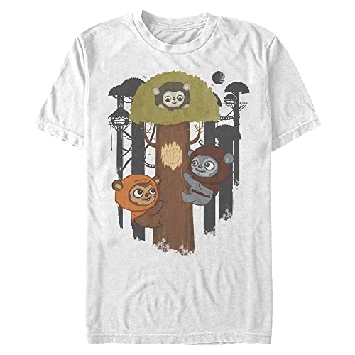 T-Shirt Star Wars Rebel Ewoks pour homme en coton