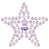 REGALOS DULCES: Las artesanías únicas hechas de cuentas de estrellas transparentes pueden ser una excelente opción para regalar a su familia o amigos en Navidad., Año nuevo, reunión familiar, aniversario y cumpleaños de la gente.