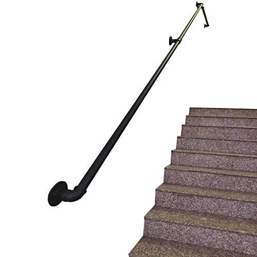 Rampe d'escalier en fer forgé industriel pour une sécurité durable - 2