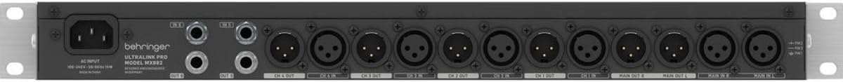 Behringer ULTRALINK PRO MX882 V2 Ultra-Flexible 8 Channel Splitter/Mixer
