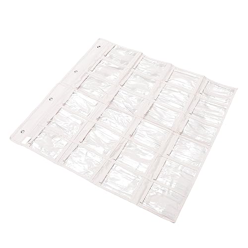 Ciieeo Closet Hanger Organizers Hanging Storage Bag 6 Pockets Door Pouches for Office Classroom Home Oxford Fabric