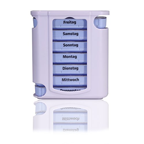 Horn Medical Pillendose Tablettenturm für eine 7-tägige Wocheneinteilung 4 Fächer/Tag Cover