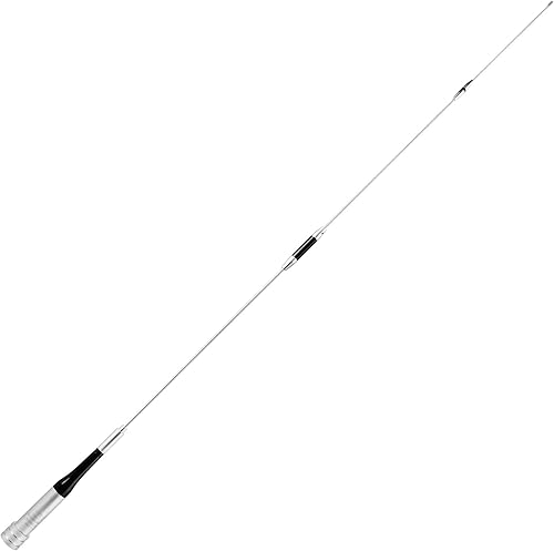 Miniatura 1 de HYS Amateur VHF/UHF antena de radio móvil, 42.7 pulgadas, transceptor FM UHF antena macho para 6.6 ft 27.6 in 144 Mhz/430 Mhz de banda dual portátil