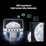 Astronomia Teleskopowa Okularka Teleskopowa, E Bezprzewodowy Elektroniczny Okular z 2,8 -calowym Ekranem 1080p HD Wideo