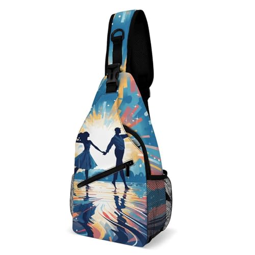 Bolso cruzado tipo sling para senderismo y uso casual