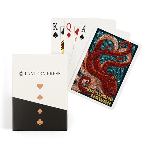 Lantern Press Baraja de Póker 52 Cartas Big Island Hawaii