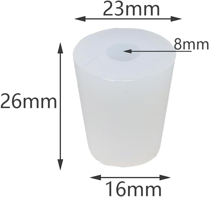 10 Tapones De Silicona Para Agujeros De 18mm - Flexible, Sellado Hermético, Resistente A Altas Temperaturas