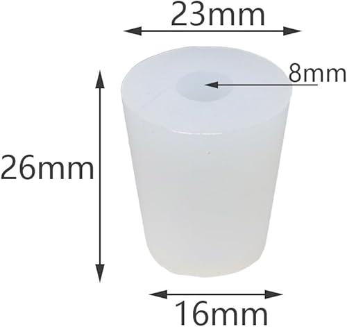 Miniatura 2 de Meprotal 3 tapones de esclusa de aire, 3 tapones de goma perforados para conservar, elaborar cerveza, fermentar chucrut, hacer vino, Kimchi - Uso