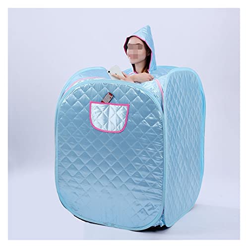 Manta de sauna infrarroja Tienda de sauna más grande for portátil BAÑO DE VAPOR Pliegue la cabina de la sauna, solo la tienda de la sauna no incluye el generador de vapor Controlable a distancia(Color