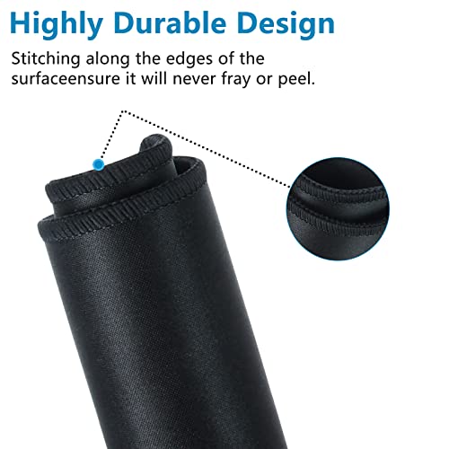 4 Mouse Pad Stitched Edges Premium-Textured Mouse Pads Mat Non-Slip Rubber Base Mousepad For Laptop, Computer & Pc, 10.1 X 8.2 Inches, Black #TOP1